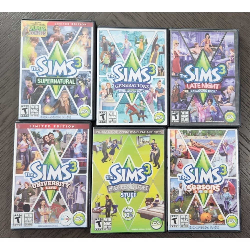The Sims 3 Expansion Pack Lot PC‎ Game Bundle